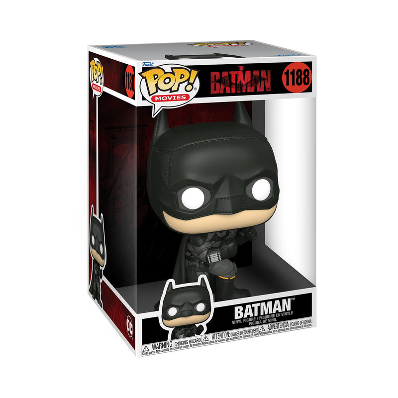 Funko POP! Jumbo: DC the Batman - Batman - Collectable Vinyl Figure - Gift Idea - Official Merchandise - Toys for Kids & Adults - Movies Fans - Model Figure for Collectors and Display
