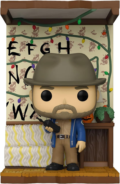 Funko POP! Deluxe: Stranger Things - Build A Scene - Jim Hopper - Amazon Exclusive - Collectable Vinyl Figure - Gift Idea - Official Merchandise - Toys for Kids & Adults - TV Fans
