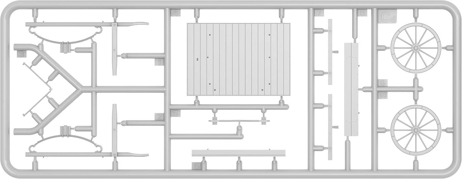 MiniArt- Vehículo Kit de Modelo de plástico, Color Gris, Small (MA35621