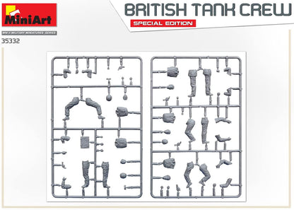 Miniart MIN35332 1:35-British Tank Crew-Special Edition, Various