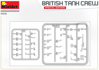 Miniart MIN35332 1:35-British Tank Crew-Special Edition, Various