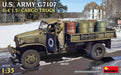 MiniArt MIN35380 1:35-U.S. Army G7107 4X4 1,5t Cargo Truck, Unpainted