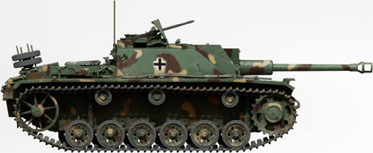 Miniart MIN35336 1:35-StuG III Ausf G Mar 1943 Alkett Prod Scale Model kit, Molded Color