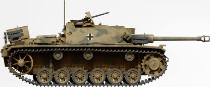 Miniart MIN35336 1:35-StuG III Ausf G Mar 1943 Alkett Prod Scale Model kit, Molded Color