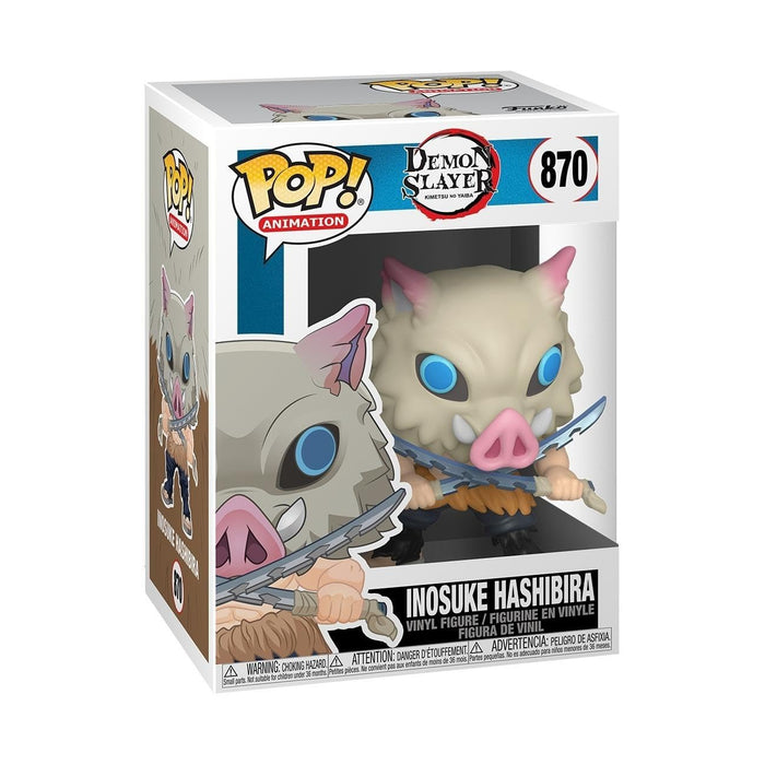Funko Pop! Animation: Demon Slayer - Inosuke Hashibira- Figurine en Vinyle à Collectionner - Idée de Cadeau - Produits Officiels - Jouets pour les Enfants et Adultes - Anime Fans
