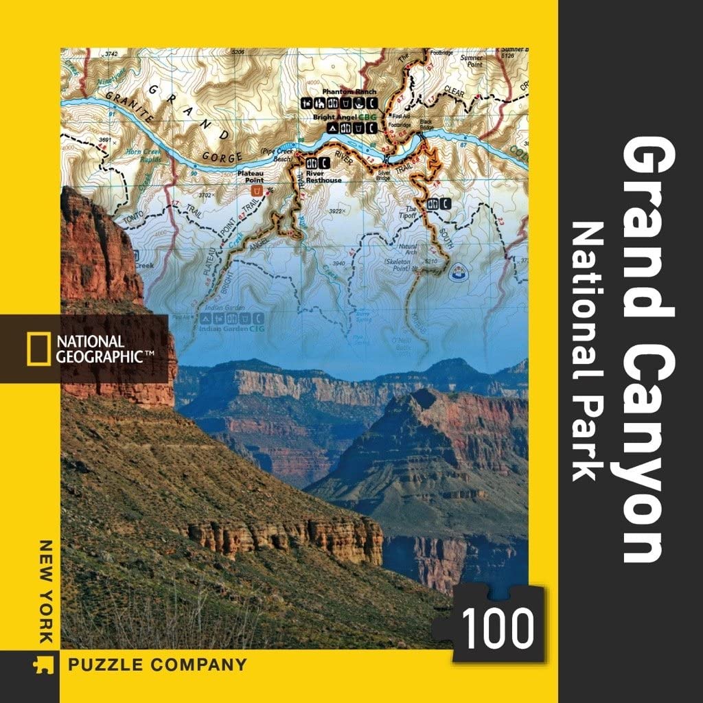 Grand Canyon Mini - NYPC National Geographic Collection Mini Puzzle 100 Pieces