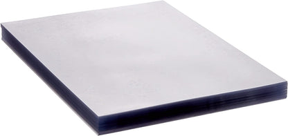 Fellowes A4 Binding Cover - 200 Microns PVC Binding Covers - Pack of 100 Binding Covers - Transparent