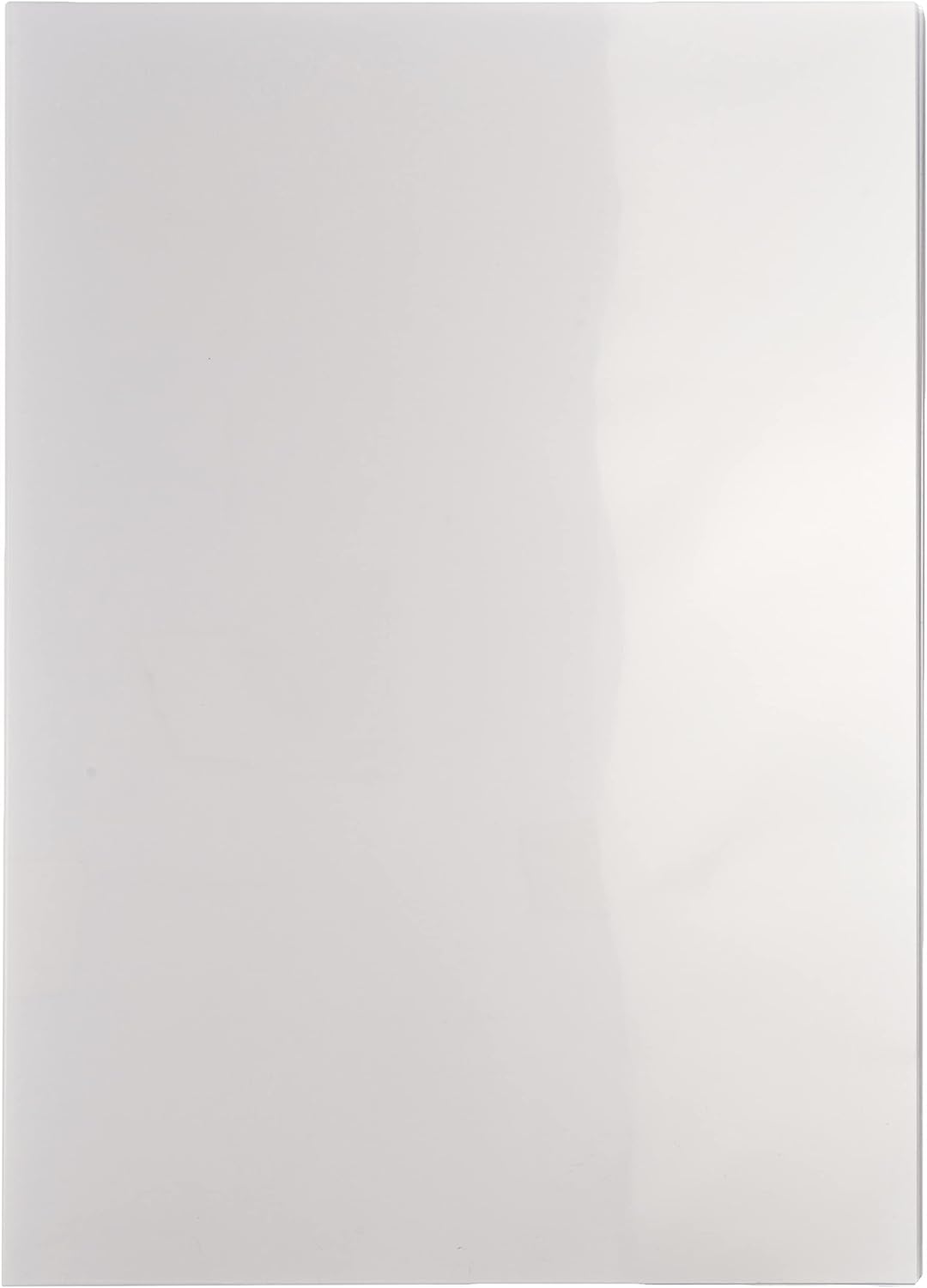 Fellowes A4 Binding Cover - 200 Microns PVC Binding Covers - Pack of 100 Binding Covers - Transparent