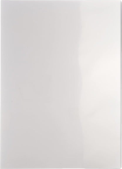 Fellowes A4 Binding Cover - 200 Microns PVC Binding Covers - Pack of 100 Binding Covers - Transparent