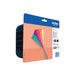 Brother LC-223BK/LC-223C/LC-223M/LC-223Y Inkjet Cartridges, Black/Cyan/Magenta/Yellow, Multi-Pack, Standard Yield, Includes 4 x Inkjet Cartridges, Brother Genuine Supplies