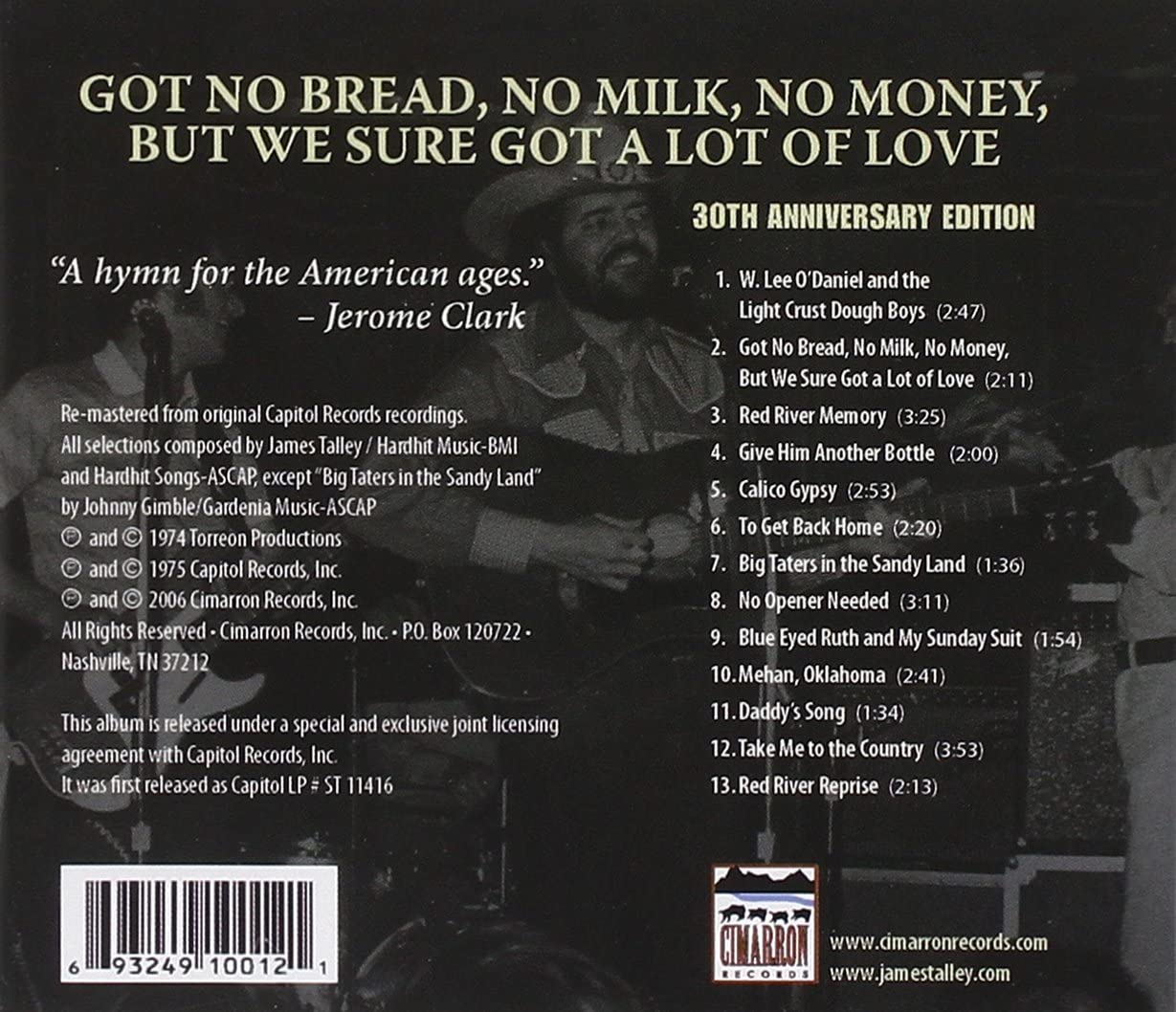 Got No Bread No Milk No Money