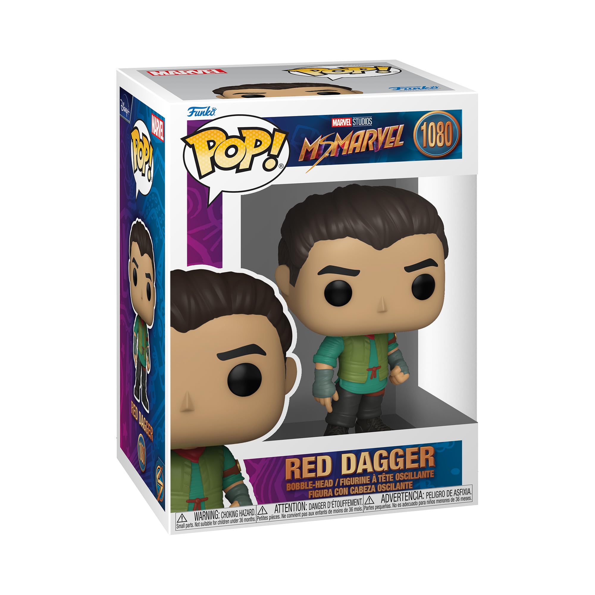 Funko POP! Marvel: Ms. Marvel - Red Dagger - Collectable Vinyl Figure - Gift Idea - Official Merchandise - Toys for Kids & Adults - TV Fans - Model Figure for Collectors and Display