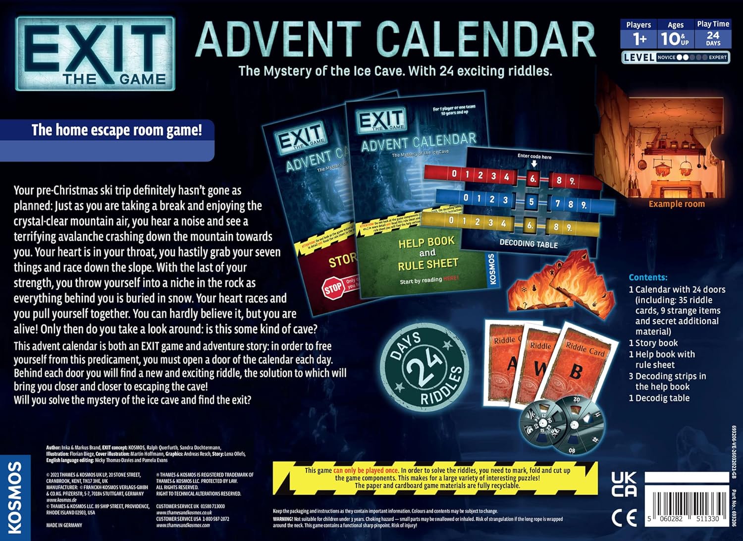 Exit: Advent Calendar - The Mystery Of The Ice Cave