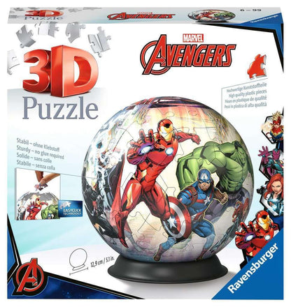 Ravensburger Marvel Avengers 3D Jigsaw Puzzle for Kids Age 6 Years Up - 72 Pieces - No Glue Required