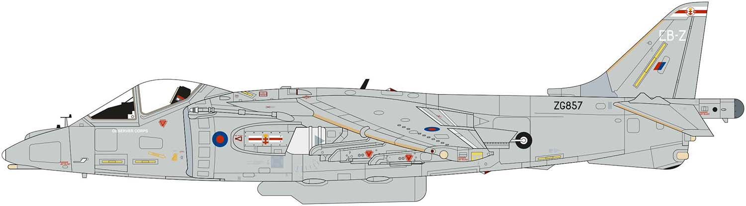 Airfix BAE Harrier GR9 Model