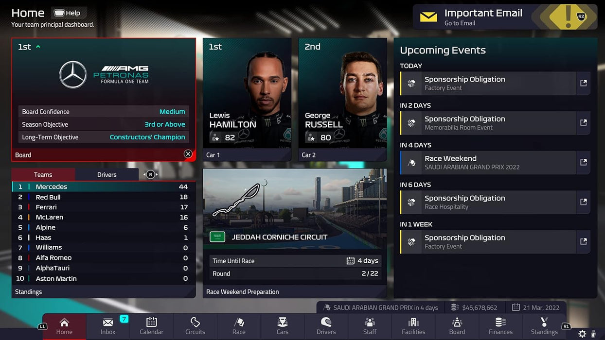 F1® Manager 2022 PlayStation 4