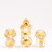 FanRoll by Metallic Dice Games 16mm Resin Poly DND Dice Set: Cat Dice, Role Playing Game Dice for Dungeons and Dragons