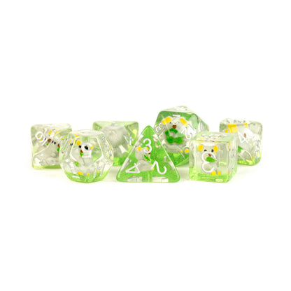 Metallic Dice Games Poly Set Koala w/Silver (7)