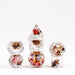 FanRoll by Metallic Dice Games 16mm Resin Poly DND Dice Set: Rose Dice, Role Playing Game Dice for Dungeons and Dragons