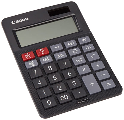 Canon AS-120 II Calculator (Black) - Suitable for home and the office