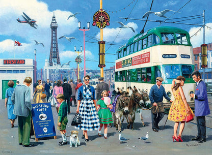 Ravensburger Happy Days Royal Residences 4X 500 Piece Jigsaw Puzzle & Happy Days Collection No.1 Look North 4x 500 Piece Jigsaw Puzzle for Adults and Kids Age 10 Years Up