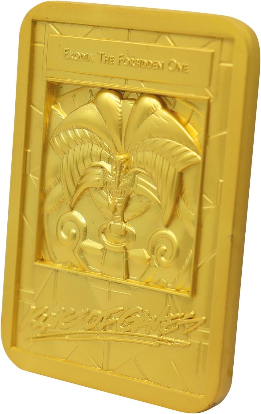 FANATTIK YU-GI-OH! Exodia the Forbidden One 24k Gold Plated Ingot Set