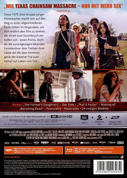 X - 2-Disc Limited Collector's Edition im Mediabook - Cover B (Deutsch/OV) (UHD-Blu-ray + Blu-ray)