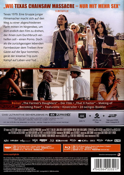 X - 2-Disc Limited Collector's Edition im Mediabook - Cover A (Deutsch/OV) (UHD-Blu-ray + Blu-ray)