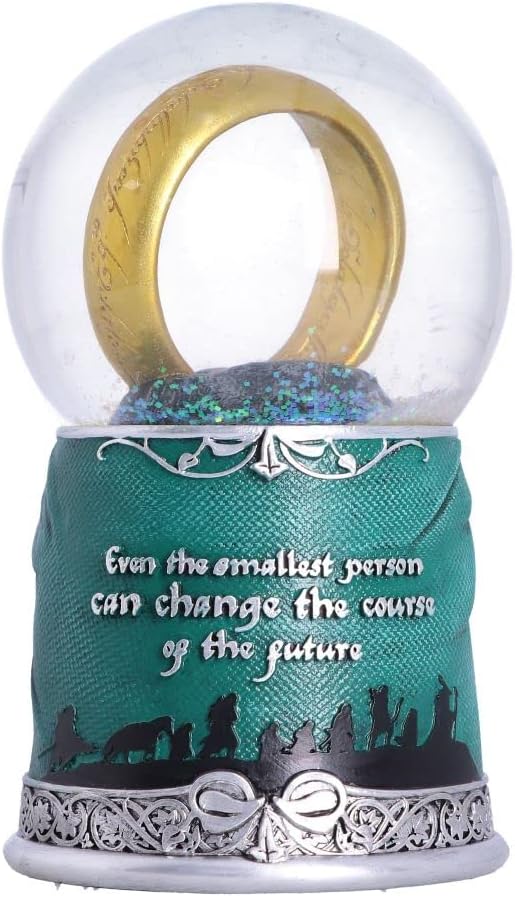 Nemesis Now Officially Licensed Lord of The Rings Frodo Snow Globe, 17cm, Multicolour