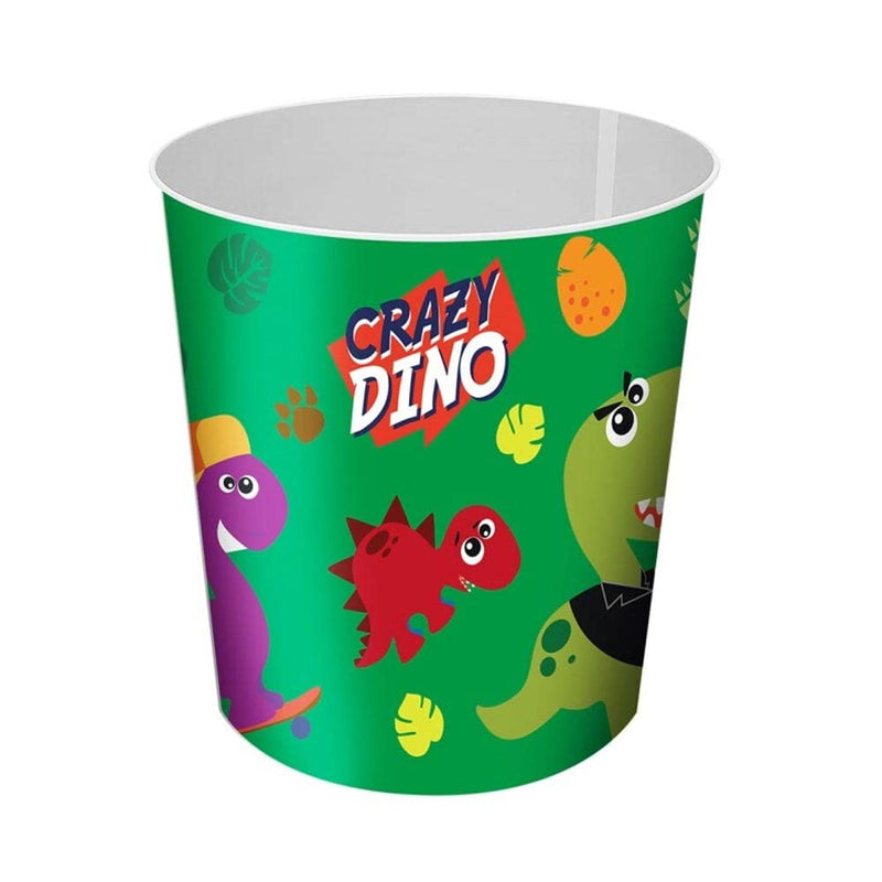 Crazy Dino KL85313 Dinosaur Waste Bin, Colourful
