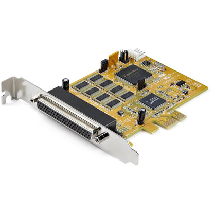 StarTech.com 8-Port PCI Express RS232 Serial Adapter Card - PCIe RS232 Serial Card - 16C1050 UART - Multiport Serial DB9 Controller/Expansion Card - 15kV ESD Protection - Windows & Linux (PEX8S1050
