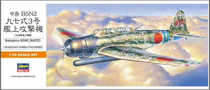Hasegawa 1:72 Scale B5N2 Kate Model Kit