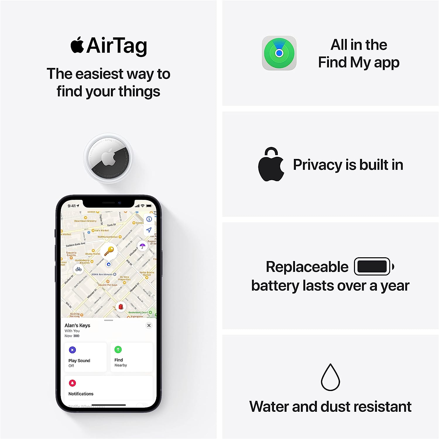 Apple - Airtag 1-Pack