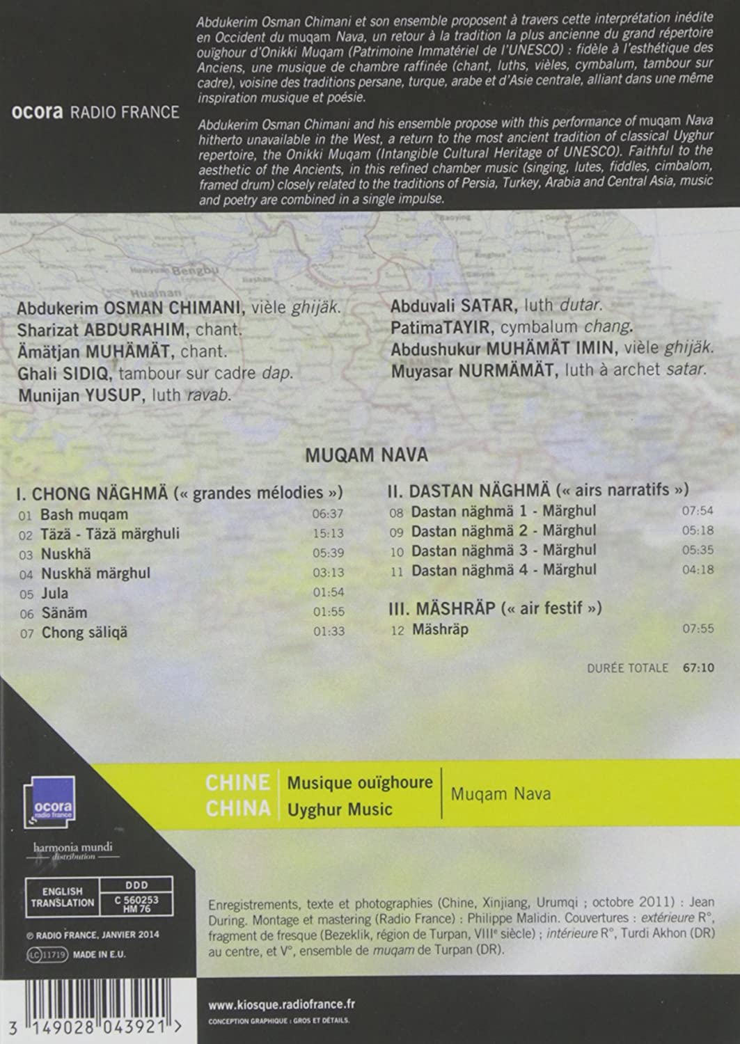 Chine / Musique Ouighoure