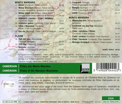 Cameroun / Flutes Des Monts Ma
