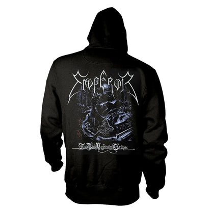 EMPEROR - IN THE NIGHTSIDE ECLIPSE BLACK Hooded Sweatshirt with Zip XX-Large