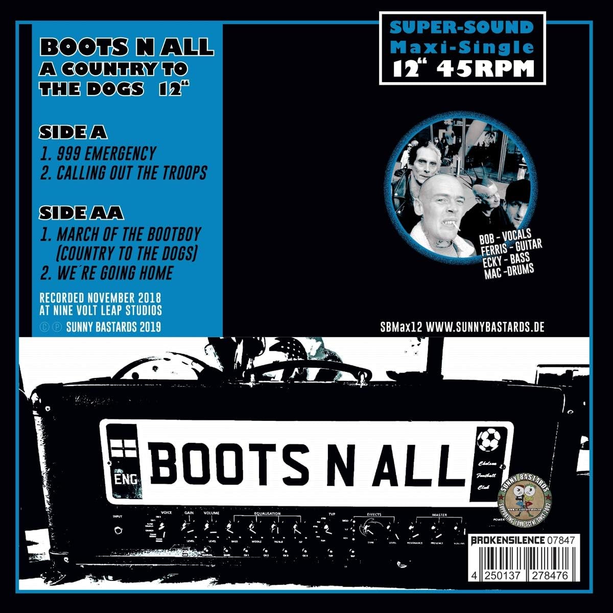 A Country To The Dogs - Super Sound Single (12''/45)