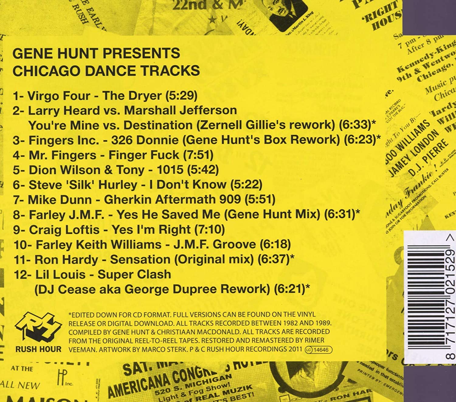 Chicago Dance Tracks Volume 1