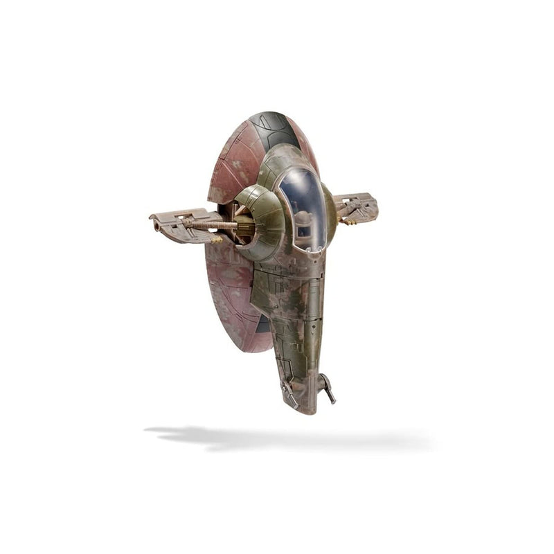STAR WARS Micro Galaxy Squadron Starship Class Boba Fett’S Starship - 7-Inch Vehicle with 1-Inch Boba Fett and Fennec Shand Micro Figures