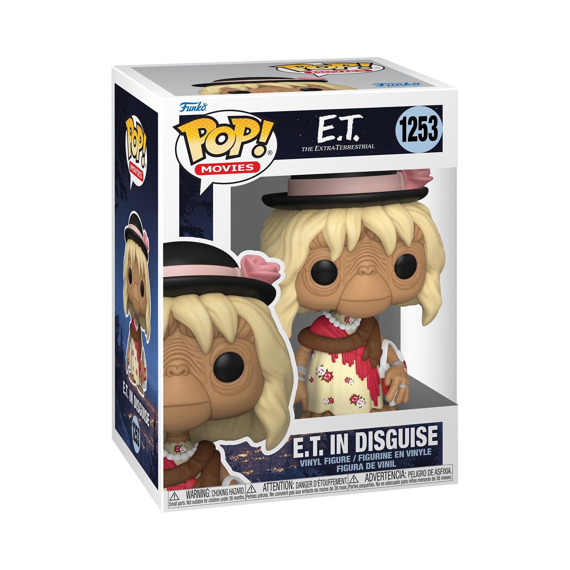 Funko POP! Movies: E.T. 40th - E.T. In Disguise - E.T. The Extra Terrestrial - Figuras Miniaturas Coleccionables Para Exhibición - Idea De Regalo - Mercancía Oficial - Juguetes Para Niños Y Adultos