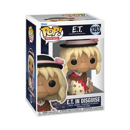 Funko POP! Movies: E.T. 40th - E.T. In Disguise - E.T. The Extra Terrestrial - Figuras Miniaturas Coleccionables Para Exhibición - Idea De Regalo - Mercancía Oficial - Juguetes Para Niños Y Adultos