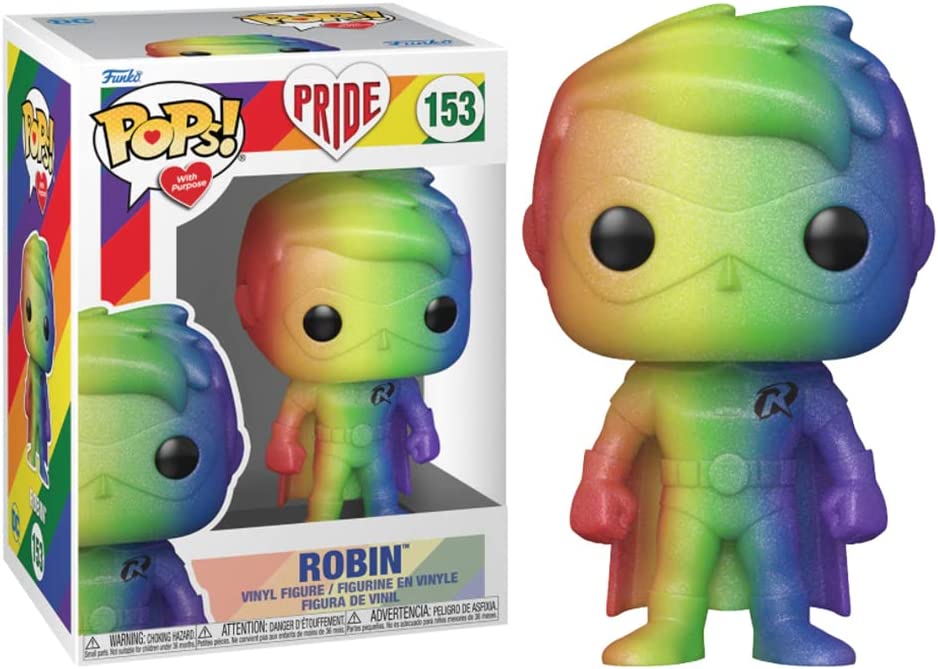 Funko Pop! Heroes: DC Pride - Robin - DC Comics - Figura de Vinilo Coleccionable - Idea de Regalo- Mercancia Oficial - Juguetes para Niños y Adultos - Comic Books Fans