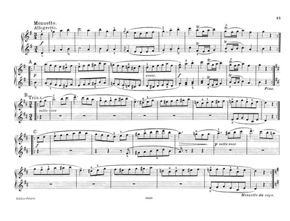Mozart: Eine kleine Nachtmusik K525 (Piano Duet) (EP3078) (Edition Peters