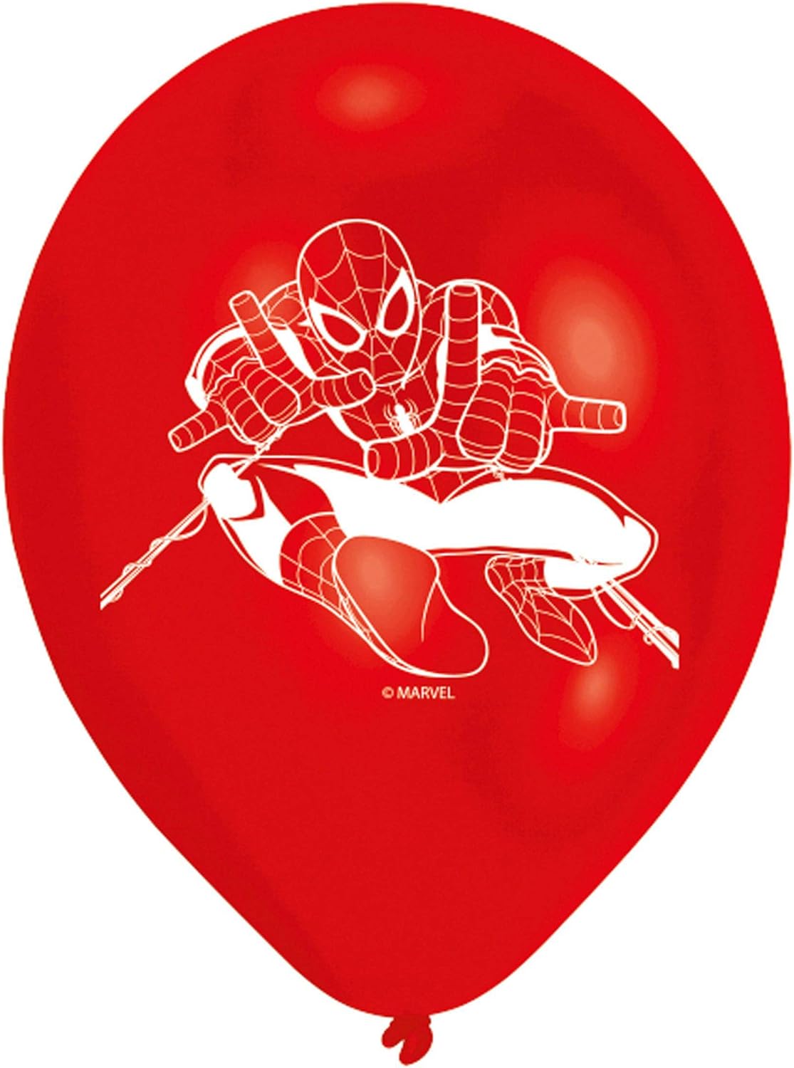Amscan 999233 Latex Balloons Spider Man Pack of 6 Balloons
