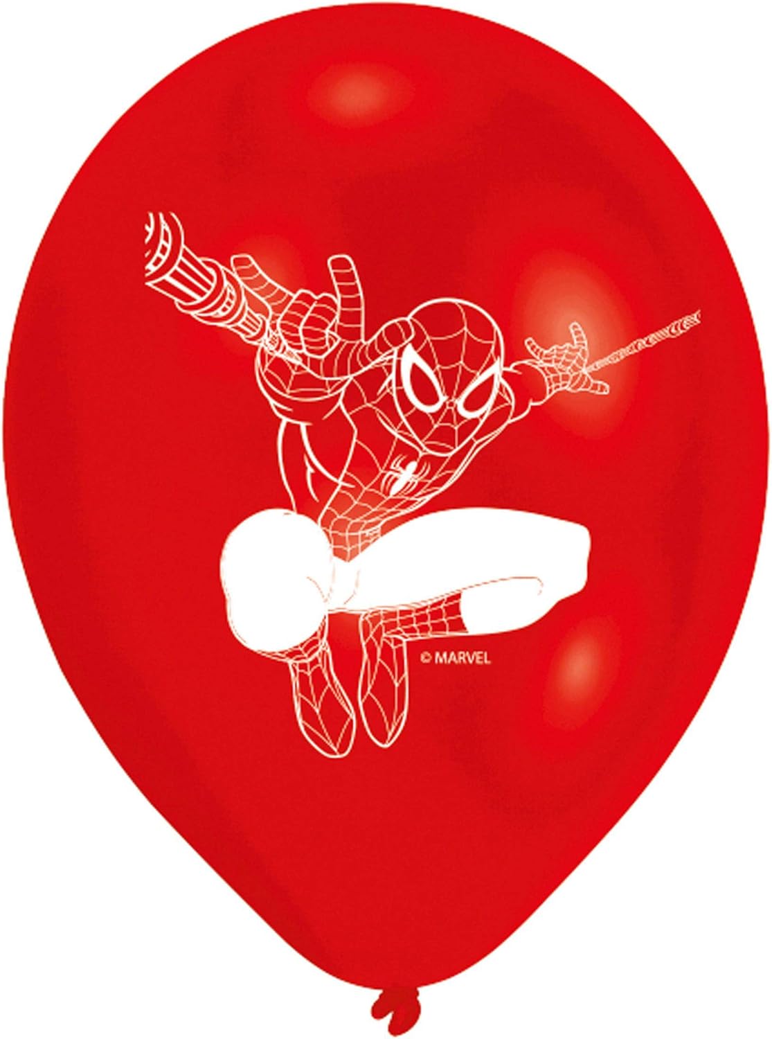 Amscan 999233 Latex Balloons Spider Man Pack of 6 Balloons