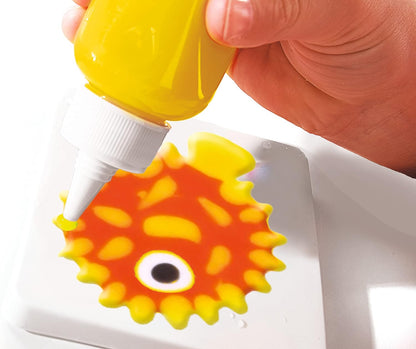 Simba 106322497 - Aqua Gelz Deluxe Ritterburg, Bastelset, Kreativ, 8 Flaschen Farbgel, 6 Formen, 5x Wasserzusatz, Schale mit Burg Aufsatz, Sticker, ab 8 Jahren