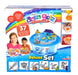 Simba 106322497 - Aqua Gelz Deluxe Ritterburg, Bastelset, Kreativ, 8 Flaschen Farbgel, 6 Formen, 5x Wasserzusatz, Schale mit Burg Aufsatz, Sticker, ab 8 Jahren
