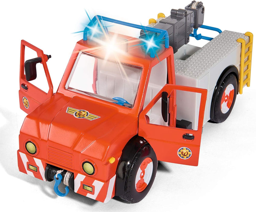 Sam El Bombero - camión Rescate 23 cm con Figura y Caballo (Simba Dickie 9258280