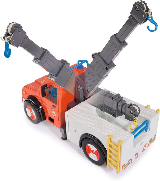 Sam El Bombero - camión Rescate 23 cm con Figura y Caballo (Simba Dickie 9258280