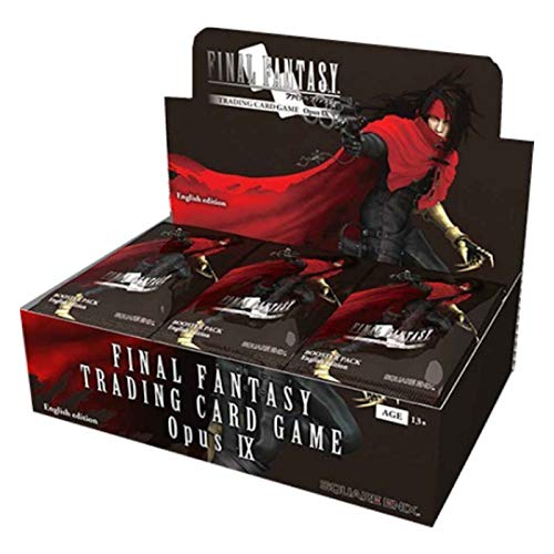 Final Fantasy SQUXFFTCZZ121 Opus 9 Trading Card Booster Display Box of 36 Packets